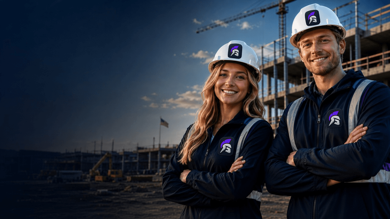 Buildforces verified construction professionals on a job site